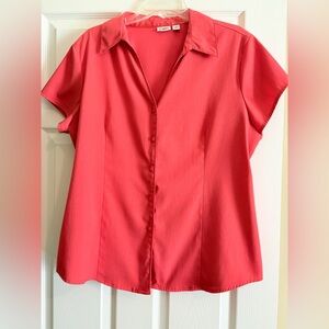 Cato Red Button Down Shirt